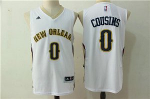 Maillot De Basket New Orleans Pelicans DeMarcus Cousins 0 Tissus Sportif Fans Edition Blanc